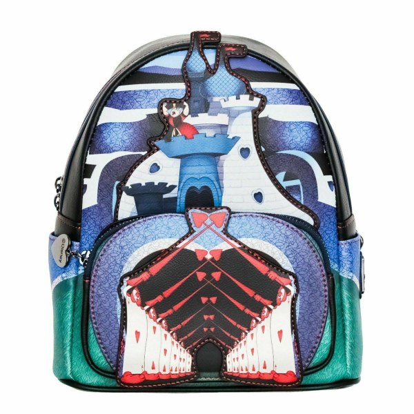 MINI MOCHILA CASTILLO REINA DE CORAZONES - DISNEY LOUNGEFLY