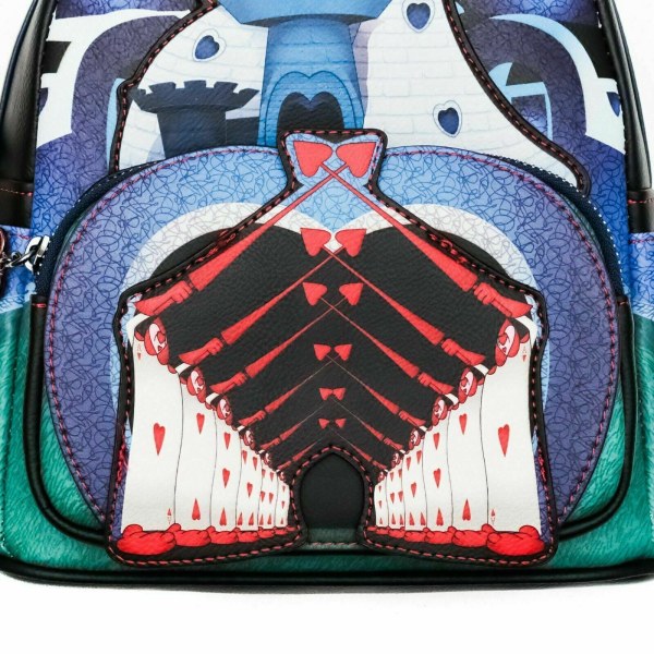 MINI MOCHILA CASTILLO REINA DE CORAZONES - DISNEY LOUNGEFLY