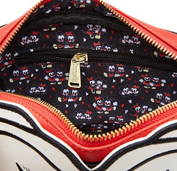 BOLSO BANDOLERA MICKEY Y MINNIE LOVE - DISNEY LOUNGEFLY