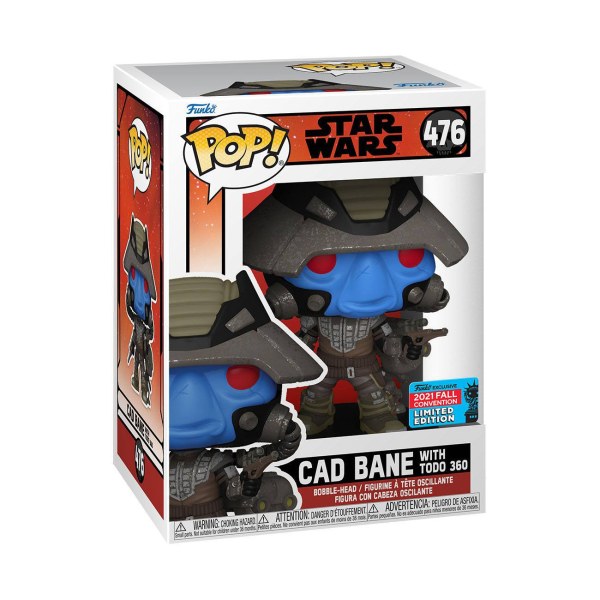¡ FUNKO POP! 476 - STAR WARS - CAD BANE Y TODO