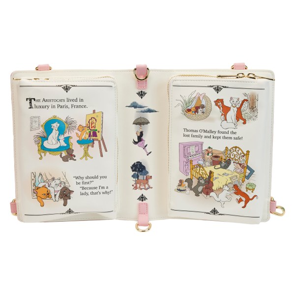 BOLSOS DE HOMBRO LIBRO CLÁSICO LOS ARISTOGATOS - DISNEY LOUNGEFLY