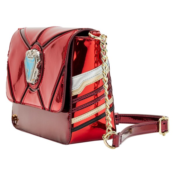 BOLSOS DE HOMBRO DE HOMBRO COSPLAY 15 ANIVERSARIO DE IRON MAN - MARVEL LOUNGEFLY