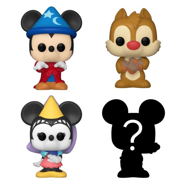 ¡PAQUETE DE 4 FUNKO BITTY POP! - MICKEY HECHICERO