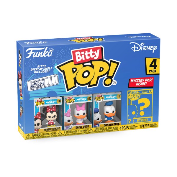 ¡PAQUETE DE 4 FUNKO BITTY POP! -MINI