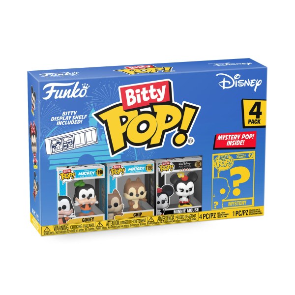 ¡PAQUETE DE 4 FUNKO BITTY POP! - GOOFY