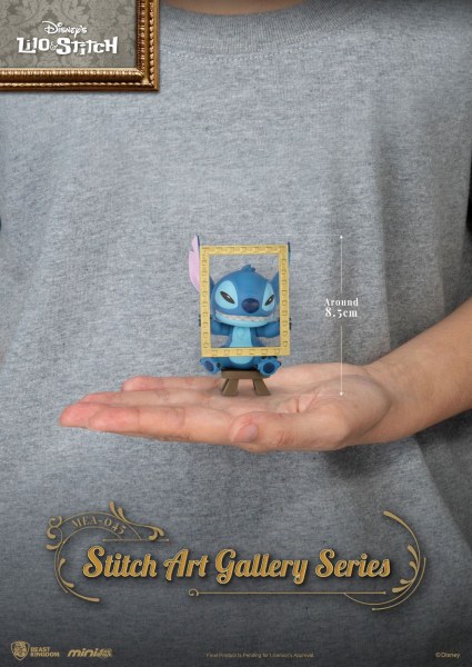PACK DE 6 FIGURAS STITCH DE ART GALLERY - DISNEY MINI EGG ATTACK