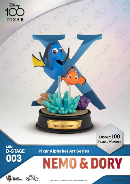 PACK DE 6 FIGURAS ALFABETO PIXAR - 100 YEARS OF WONDER DISNEY MINI EGG ATTACK
