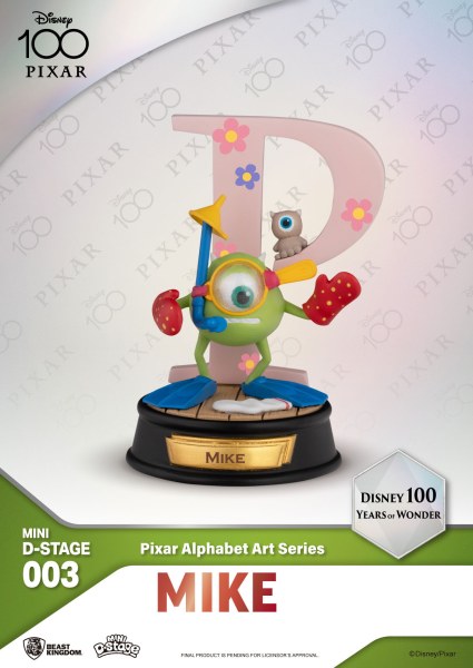 PACK DE 6 FIGURAS ALFABETO PIXAR - 100 YEARS OF WONDER DISNEY MINI EGG ATTACK