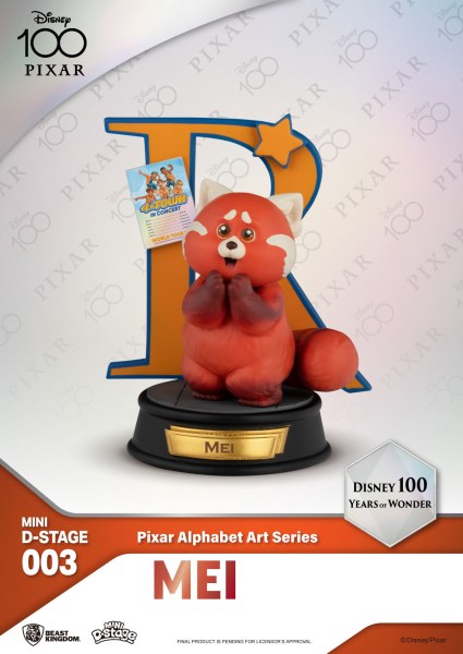 PACK DE 6 FIGURAS ALFABETO PIXAR - 100 YEARS OF WONDER DISNEY MINI EGG ATTACK