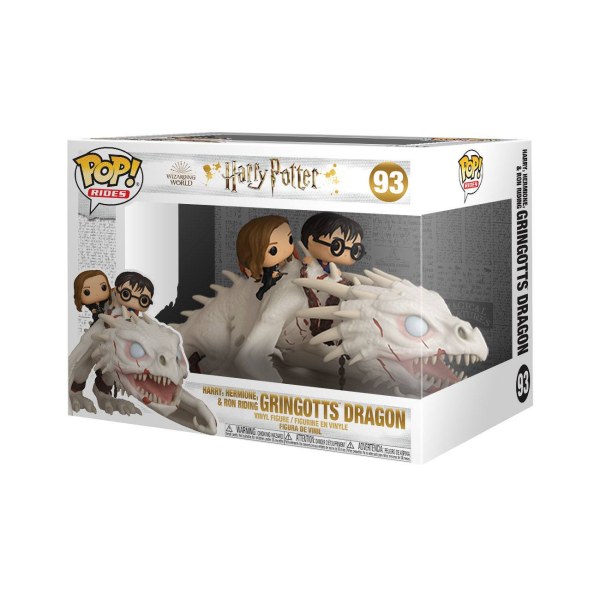 FUNKO POP! RIDES 93 - HARRY POTTER - HERMIONE, HARRY Y RON EN EL DRAGÓN GRINGOTTS