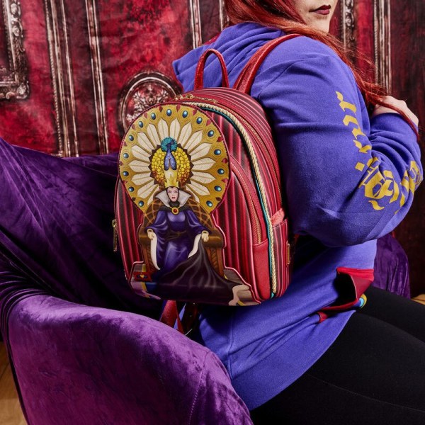 MINI BACKPACK THE EVIL QUEEN ON HER THRONE - DISNEY LOUNGEFLY