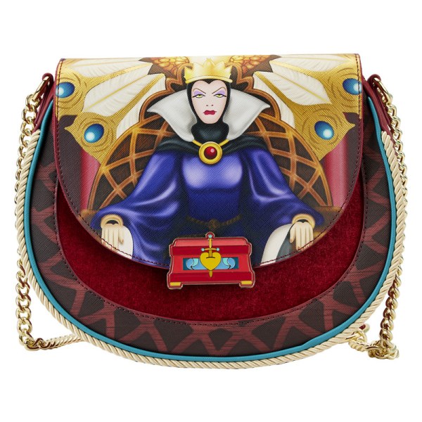 BOLSOS DE HOMBRO LA REINA MALVADA EN SU TRONO - DISNEY LOUNGEFLY