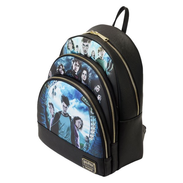 MINI MOCHILA CARTELES DE CINE TRIPLE BOLSILLO - HARRY POTTER LOUNGEFLY