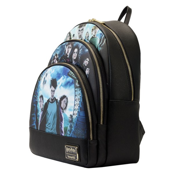 MINI MOCHILA CARTELES DE CINE TRIPLE BOLSILLO - HARRY POTTER LOUNGEFLY