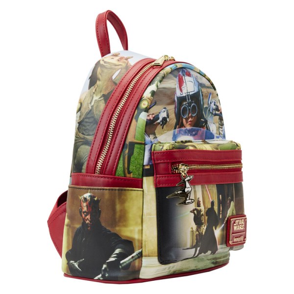 MINI BACKPACK STAR WARS THE PHANTOM MENACE FINAL FRAMES - STAR WARS LOUNGEFLY