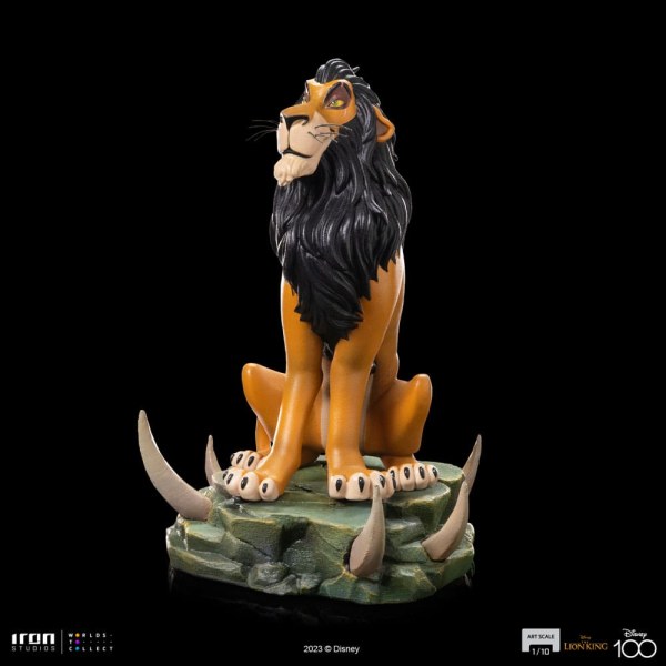 Estatuilla El Rey León 1/10 Art Scale Scar Regular 16 cm