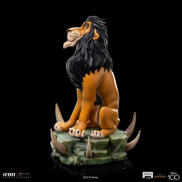 Estatuilla El Rey León 1/10 Art Scale Scar Regular 16 cm