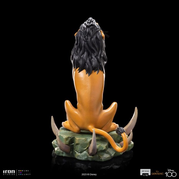 Estatuilla El Rey León 1/10 Art Scale Scar Regular 16 cm