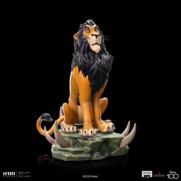 Estatuilla El Rey León 1/10 Art Scale Scar Regular 16 cm