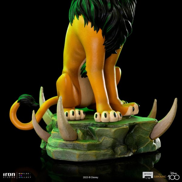 Estatuilla El Rey León 1/10 Art Scale Scar Regular 16 cm