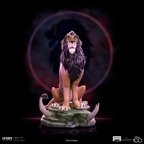 Estatuilla El Rey León 1/10 Art Scale Scar Regular 16 cm