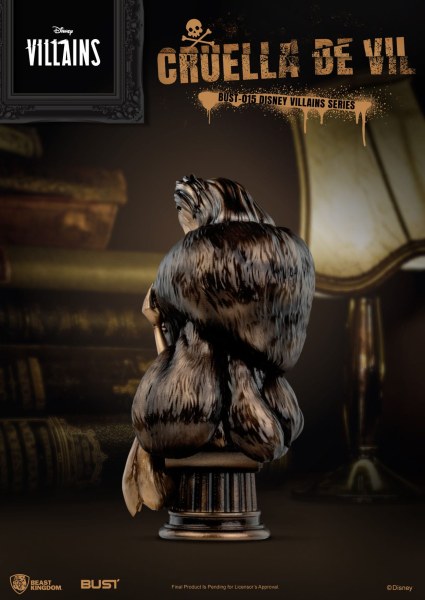 BUSTO CRUELLA DE VIL - SERIE VILLANOS DE DISNEY