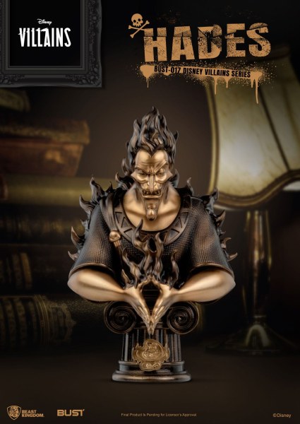 BUSTO DE HADES - SERIE VILLANOS DE DISNEY