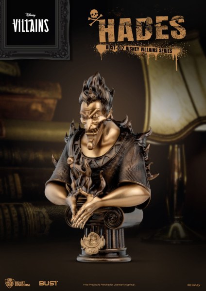 BUSTO DE HADES - SERIE VILLANOS DE DISNEY