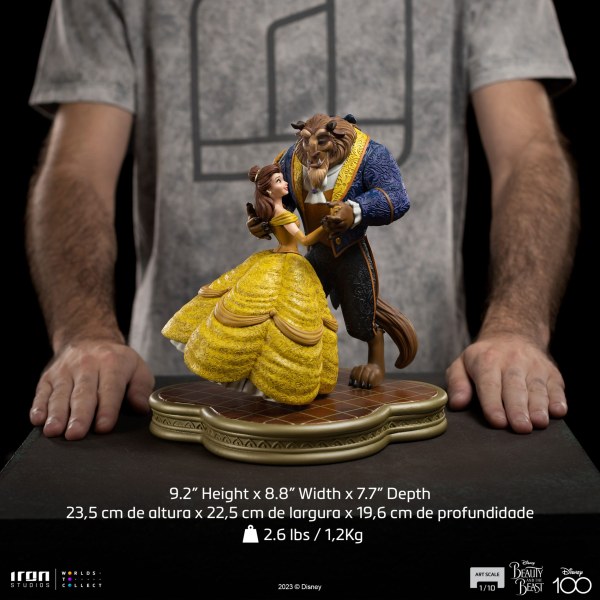 ART SCALE DE LA BELLA Y LA BESTIA - DISNEY
