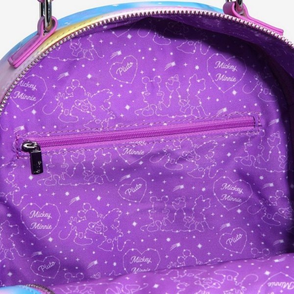 MINI MOCHILA CONSTELACIÓN MICKEY Y MINNIE - DISNEY LOUNGEFLY