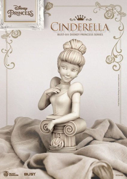 BUSTO DE CENICIENTA - SERIE PRINCESAS DE DISNEY