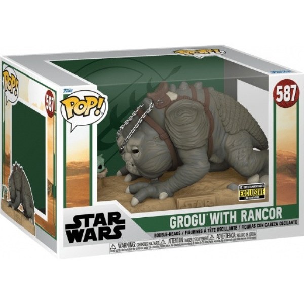 ¡ FUNKO POP! 587 JUMBO - RANCOR Y GROGU - STAR WARS