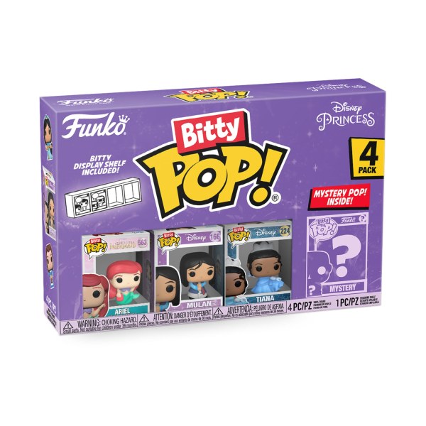 ¡PAQUETE DE 4 FUNKO BITTY POP! ARIEL