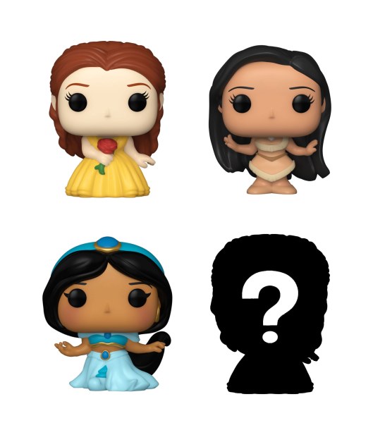 PACK DE 4 FUNKO BITTY POP! - PRINCESAS DISNEY