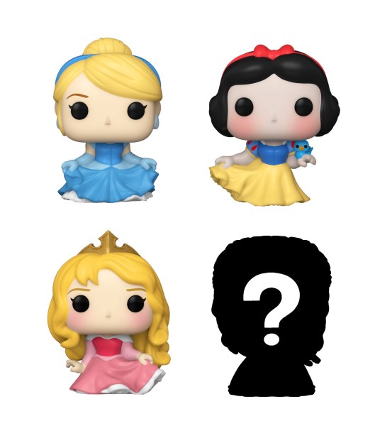 PACK DE 4 FUNKO BITTY POP! - PRINCESAS DISNEY