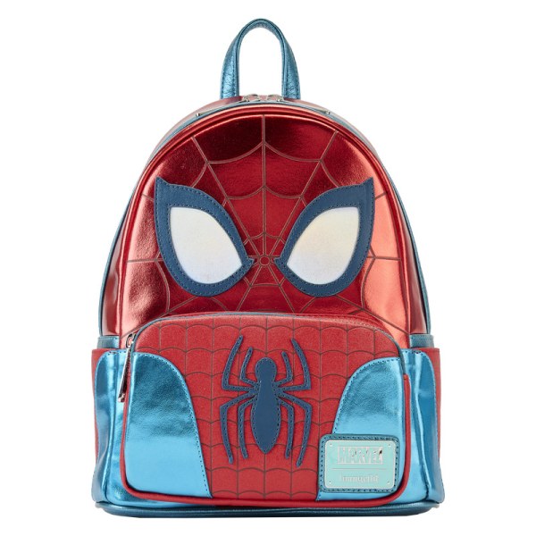 MINI MOCHILA METALIZADA COSPLAY DE SPIDER-MAN - DISNEY LOUNGEFLY