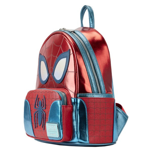 MINI MOCHILA METALIZADA COSPLAY DE SPIDER-MAN - DISNEY LOUNGEFLY