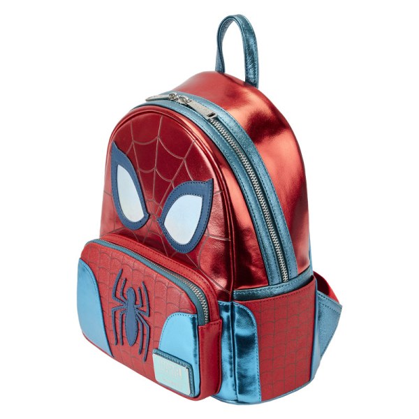 MINI MOCHILA METALIZADA COSPLAY DE SPIDER-MAN - DISNEY LOUNGEFLY
