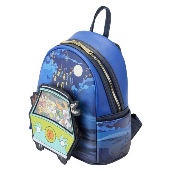 MINI MOCHILA WARNER BROS 100 ANIVERSARIO LOONEY TUNES Y SCOOBY MASHUP - WARNER BROS LOUNGEFLY