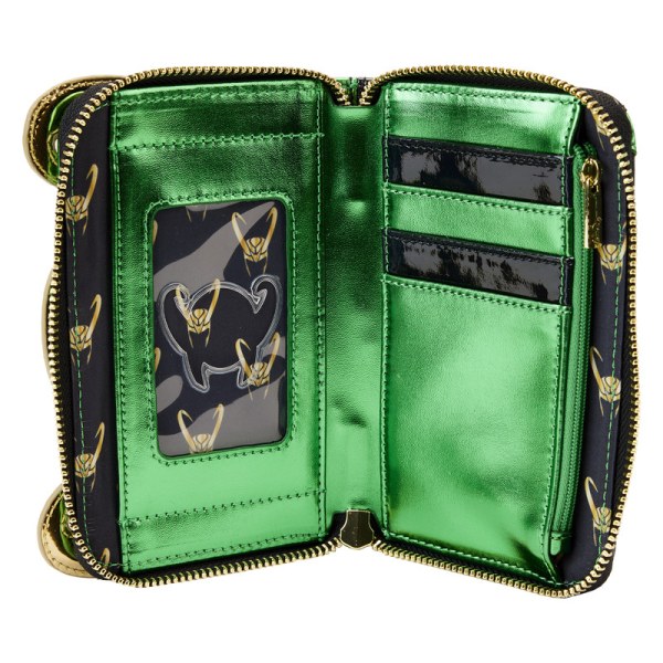 CARTERA LOKI METALIZADA - MARVEL LOUNGEFLY