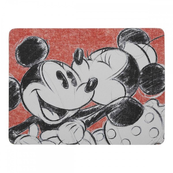 Set de 4 manteles individuales Mickey y Minnie Mouse - DISNEY ENCHANTING