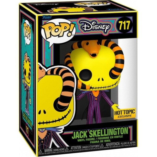 ¡ FUNKO POP! 717 - JACK CON LA SERPIENTE (BLACKLIGHT) - LA NIGHTMARE BEFORE CHRISTMAS