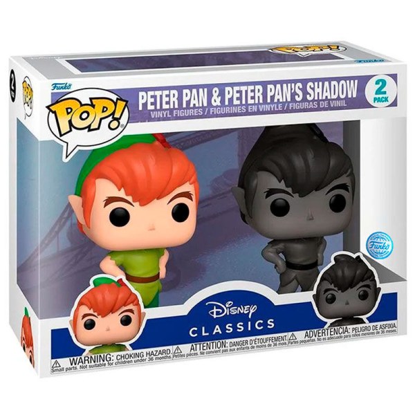 ¡ FUNKO POP! PACK DE 2 - PETER PAN Y SU SOMBRA - PETER PAN