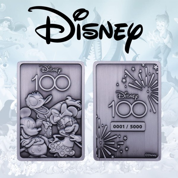 LINGOTE COLECCIONABLE DEL 100 ANIVERSARIO DE DISNEY - EDICIÓN LIMITADA