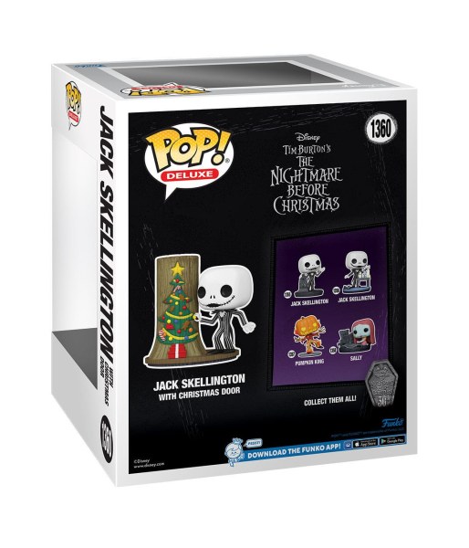 FUNKO POP! DELUXE 1360 - JACK AND THE CHRISTMAS DOOR - THE NIGHTMARE BEFORE CHRISTMAS