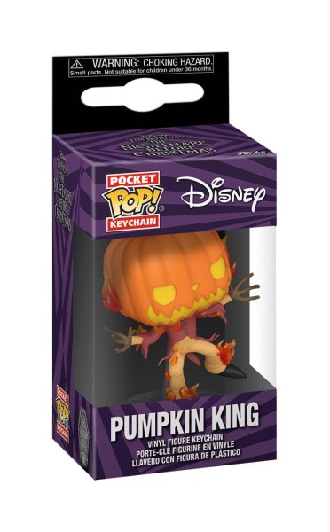 ¡FUNKO POP! KEYCHAIN - REY CALABAZA - LA NIGHTMARE BEFORE CHRISTMAS 30 ANIVERSARIO