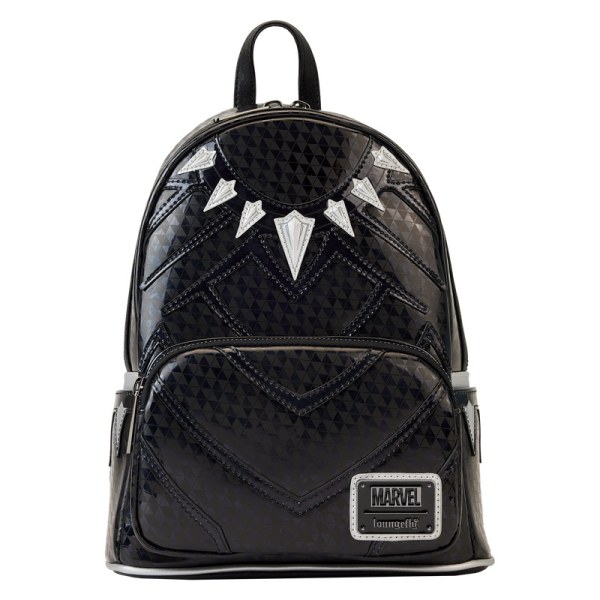 METALLIC BLACK PANTHER COSPLAY MINI BACKPACK - MARVEL LOUNGEFLY