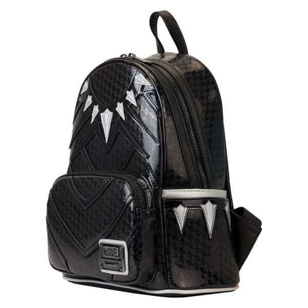 METALLIC BLACK PANTHER COSPLAY MINI BACKPACK - MARVEL LOUNGEFLY