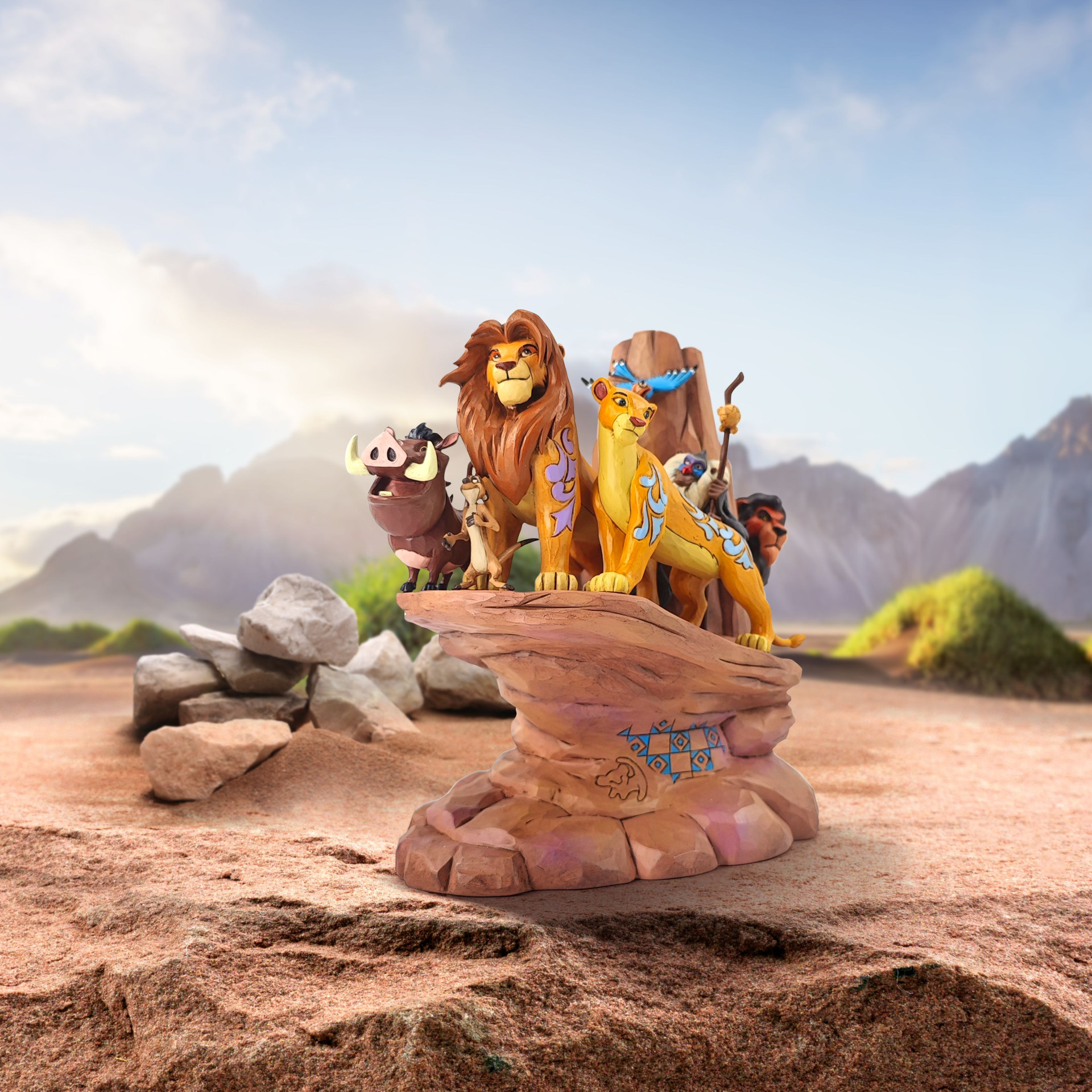 EL REY LEÓN TALLADO EN PIEDRA - DISNEY TRADITIONS