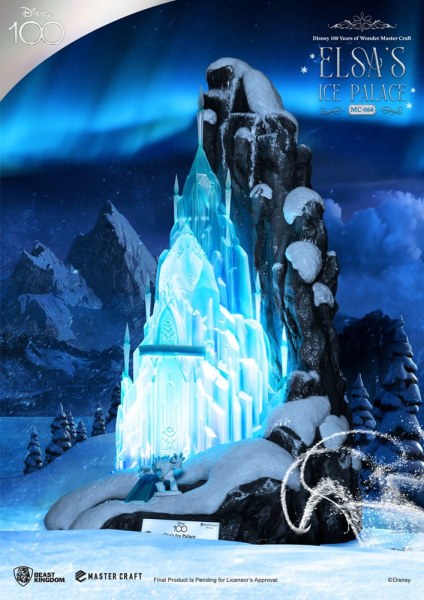 DISNEY 100 REINA DE LAS NIEVES ELSA PALACIO DE HIELO - DISNEY MASTERCRAFT